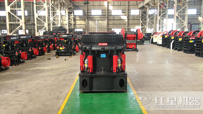 300型圓錐破碎機(jī)型號及參數(shù)，一小時能生產(chǎn)多少噸石子？